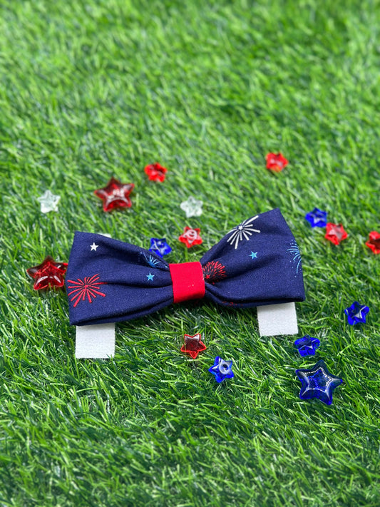 Fireworks Fourth of July Bowtie