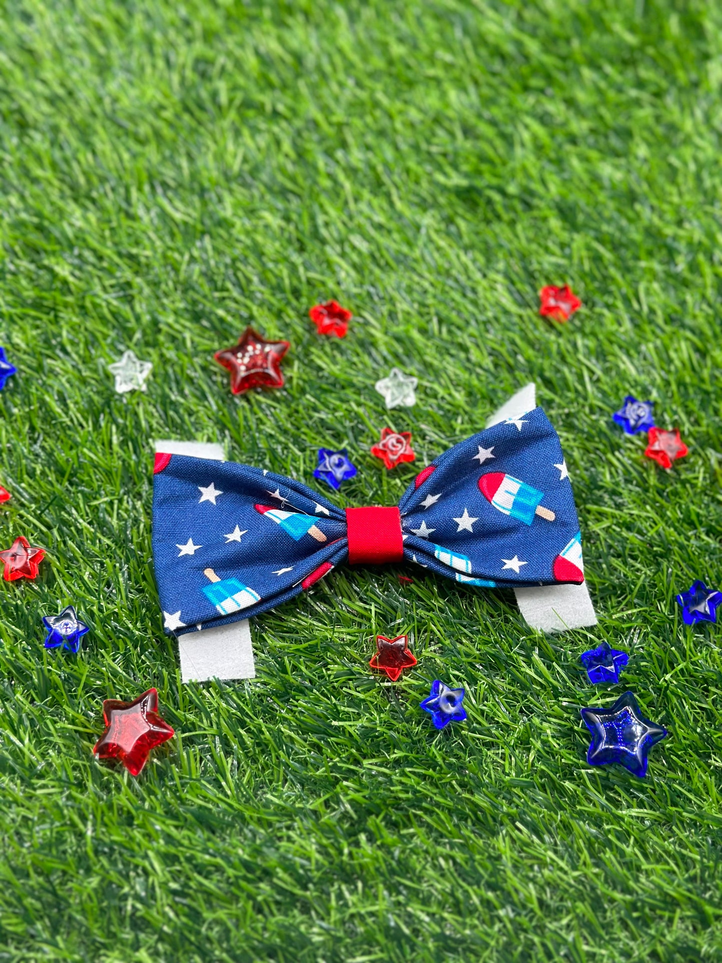 Rocket Pops Fourth of July Bowtie