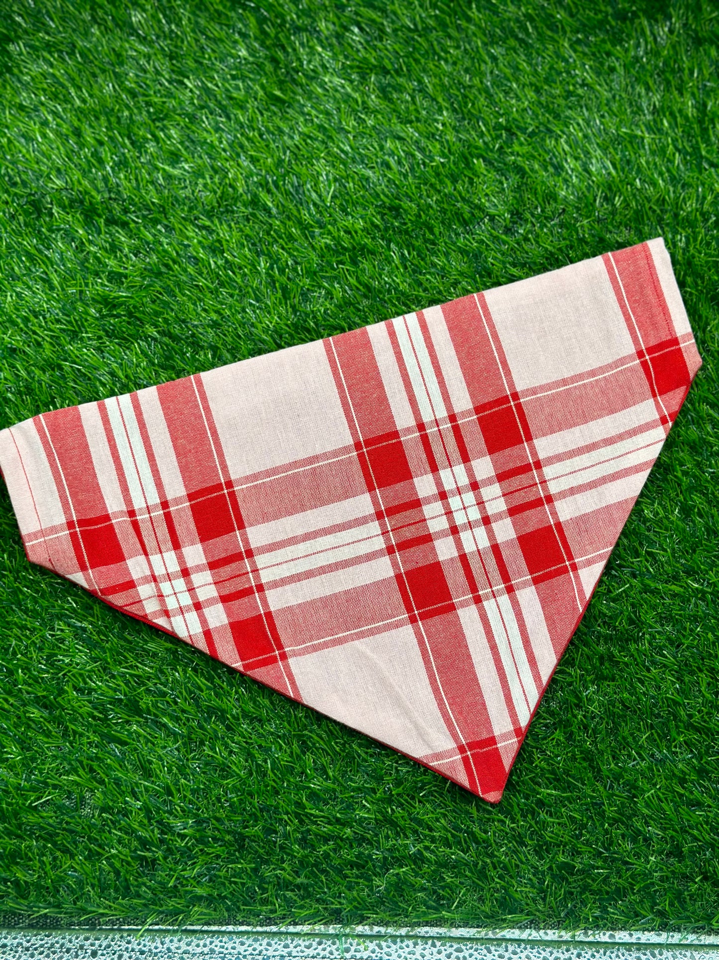 Valentines Plaid Bandana