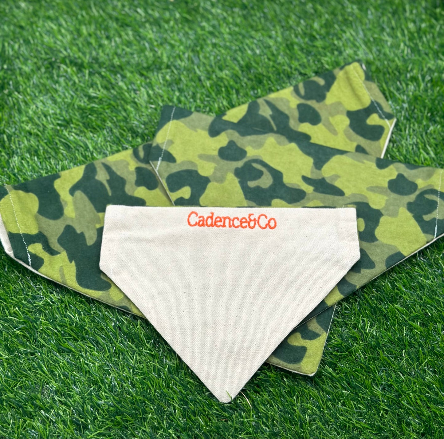 I'm Hiding! Green Camo Bandana