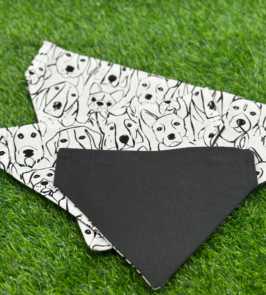 Dog Faces Bandana